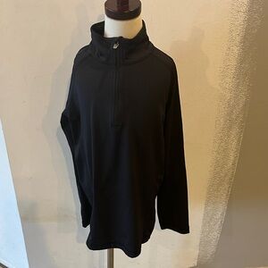 L.L. Bean Kids Black Zip-Up Top